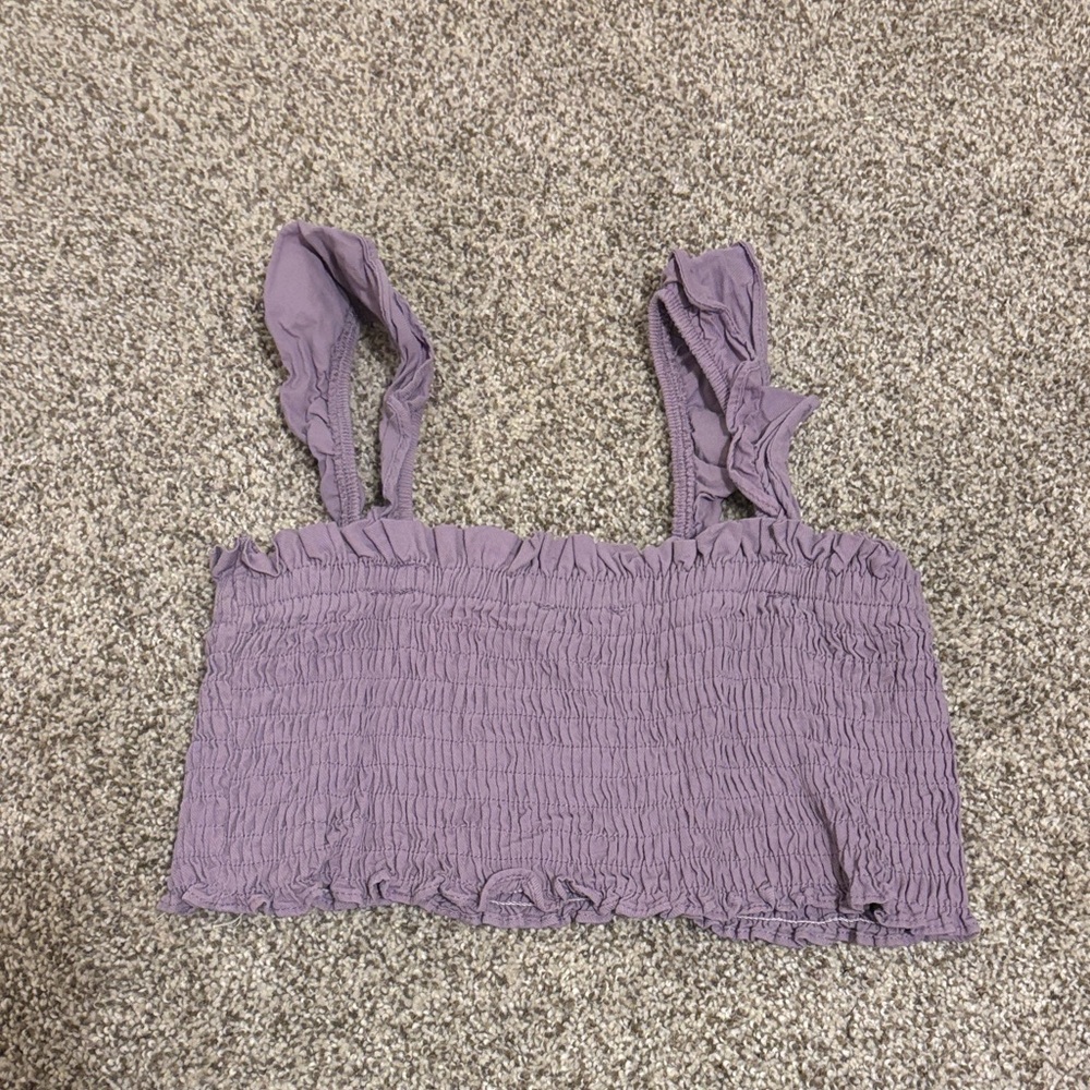 H&M Purple Crop Top